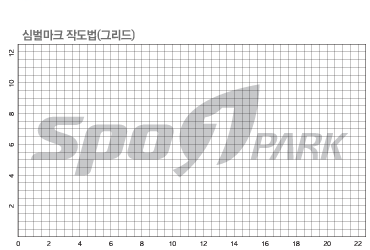 심벌마크 작도법(그리드)